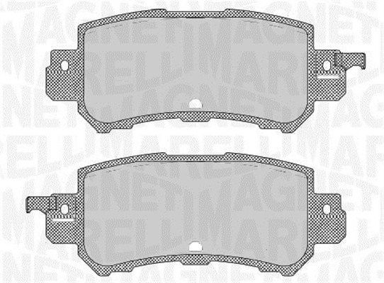 MAGNETI MARELLI Piduriklotsi komplekt,ketaspidur 363916060711